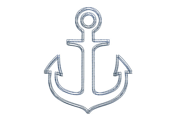Anchor Scribble Stitch: A Versatile Embroidery Design