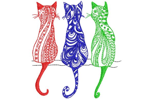 Charming 3 Color Cats for Personalized Gifts