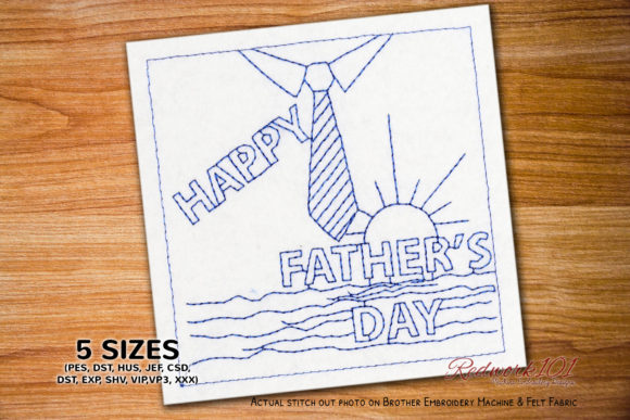 Fathers Day Embroidery: A Charming Addition