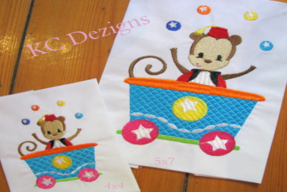 Monkey Sitting in Train: Holiday Embroidery Review