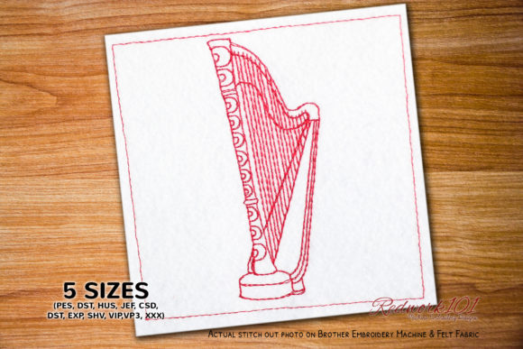 Pedal Harps: A Seasonal Embroidery Design Review