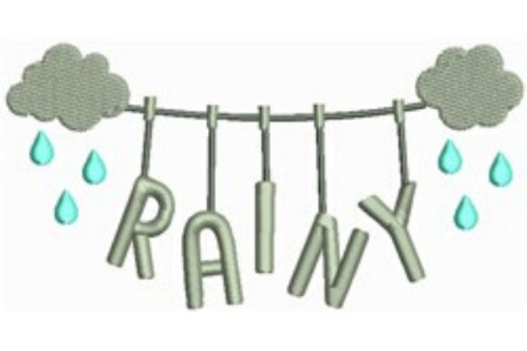 Rainy Clothesline: A Charming Addition for Autumn