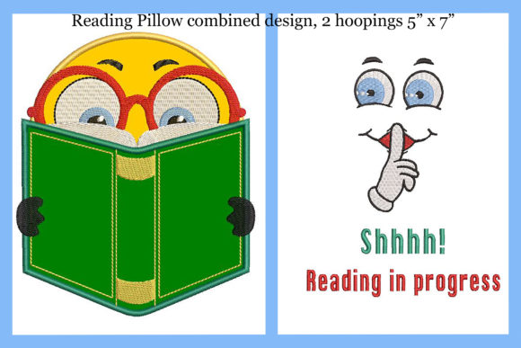 Reading Pillow 2 Combined Designs: A Craft Fair Hit