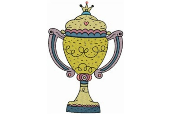 Unveiling Trophy Prize: A Versatile Embroidery Design